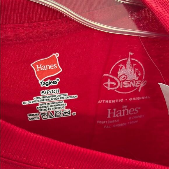 Disney Red Mickey Mouse Men's T-Shirt - Picture 3 of 5